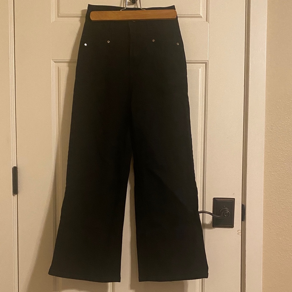 Petal & Pup Black Wide-Leg Jeans